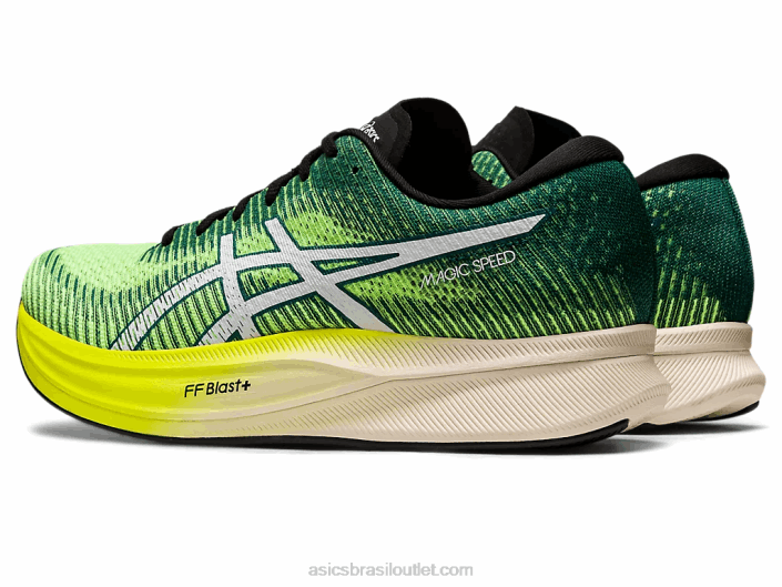 velocidade mágica 2 462T740 segurança amarelo/branco Asics