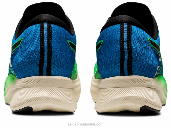 velocidade mágica 2 ekiden 462T846 folha nova/preta Asics