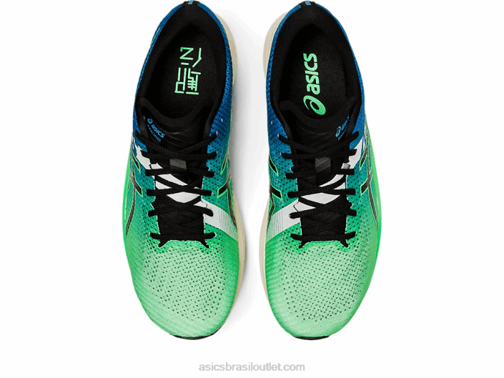velocidade mágica 2 ekiden 462T846 folha nova/preta Asics