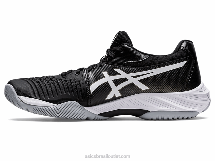 netburner balístico ff 3 462T1162 Preto branco Asics