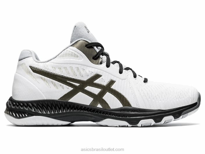 netburner balístico ff mt 2 462T2066 branco/metálico Asics