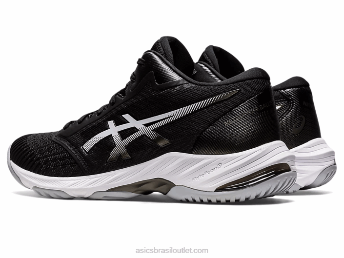 netburner balístico ff mt 3 462T1030 Preto branco Asics