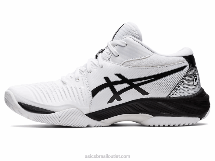 netburner balístico ff mt 3 462T1087 Branco preto Asics