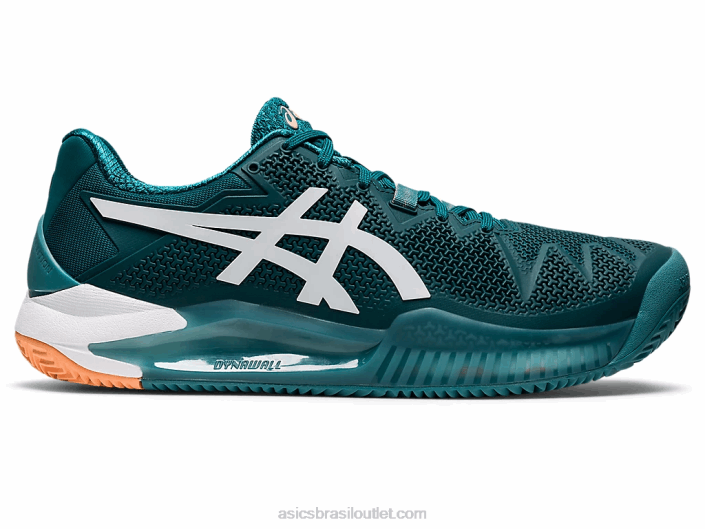 argila de resolução de gel 8 462T1224 veludo pinho/branco Asics
