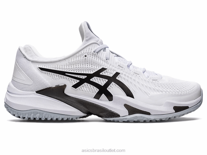 corte ff 3 oc 462T529 Branco preto Asics