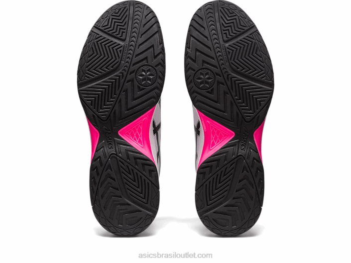 gel-dedicate 7 462T517 branco/rosa quente Asics