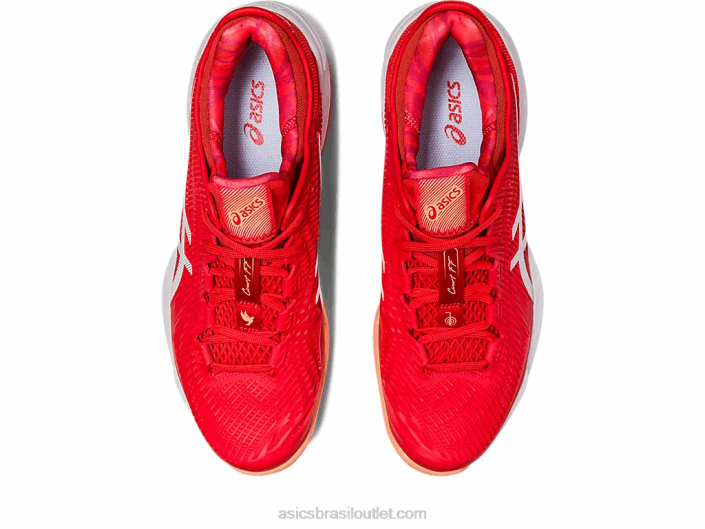 quadra ff 3 novak saibro 462T74 vermelho ardente/branco Asics