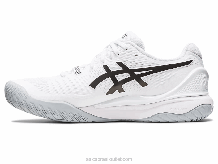 resolução de gel 9 462T354 Branco preto Asics