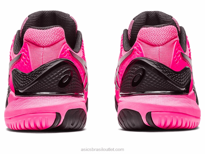 resolução de gel 9 462T45 rosa choque/preto Asics
