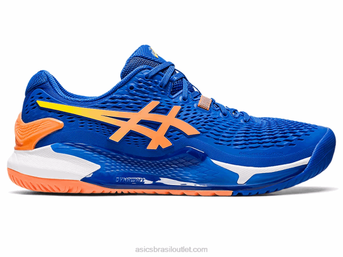 resolução de gel 9 462T62 atum azul/sol pêssego Asics