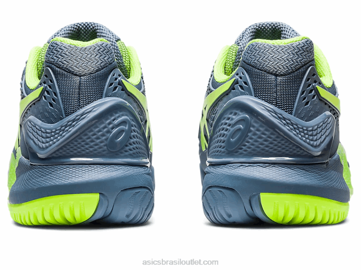 resolução de gel 9 de largura 462T364 azul aço/verde perigoso Asics