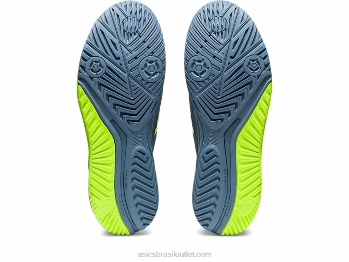 resolução de gel 9 de largura 462T364 azul aço/verde perigoso Asics