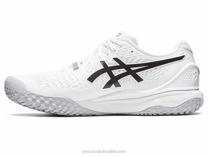 resolução de gel 9 oc 462T507 Branco preto Asics