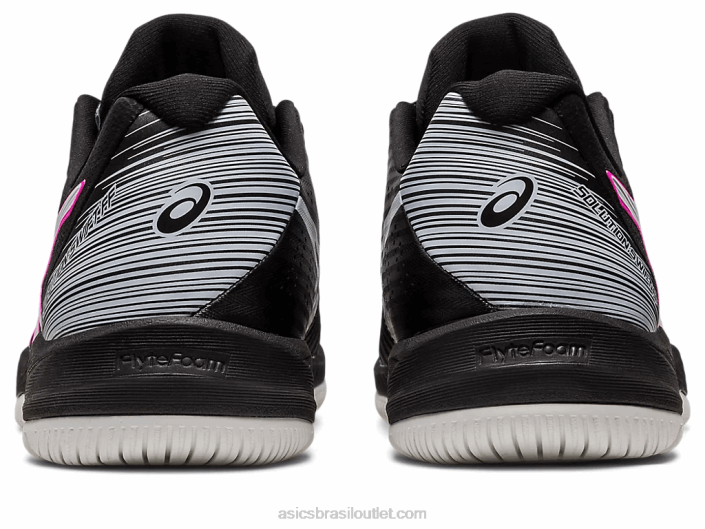 solução rápida ff 462T513 preto/rosa quente Asics