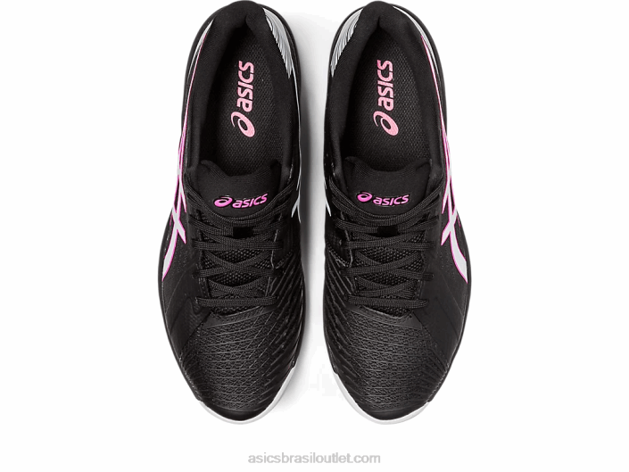 solução rápida ff 462T513 preto/rosa quente Asics