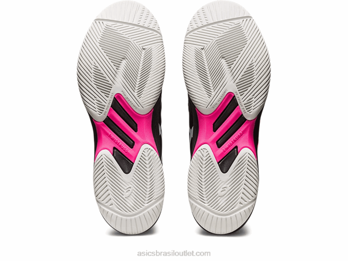 solução rápida ff 462T513 preto/rosa quente Asics