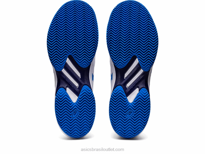 solução rápida ff argila 462T1107 branco/azul elétrico Asics