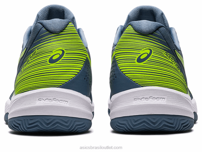 solução rápida ff argila 462T514 azul aço/verde perigoso Asics