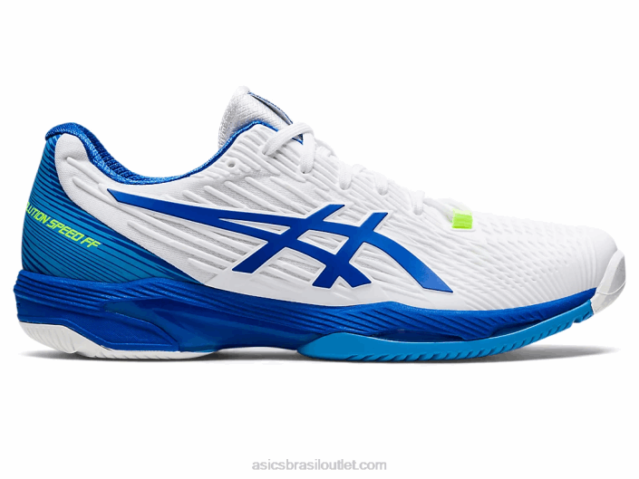 velocidade da solução ff 2 462T1002 branco/azul atum Asics