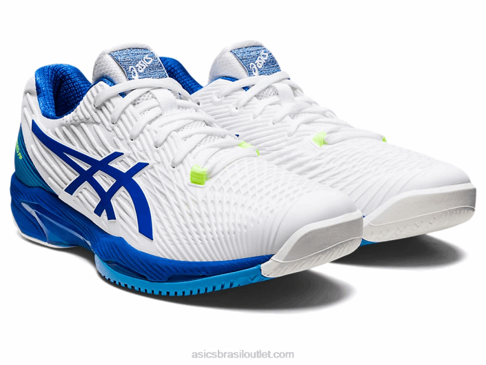 velocidade da solução ff 2 462T1002 branco/azul atum Asics