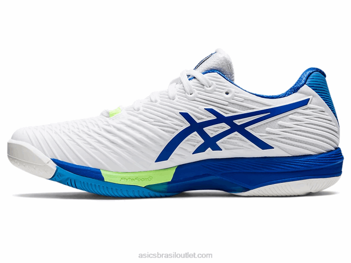 velocidade da solução ff 2 462T1002 branco/azul atum Asics