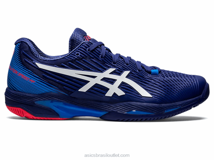 velocidade da solução ff 2 462T1151 mergulho azul/branco Asics