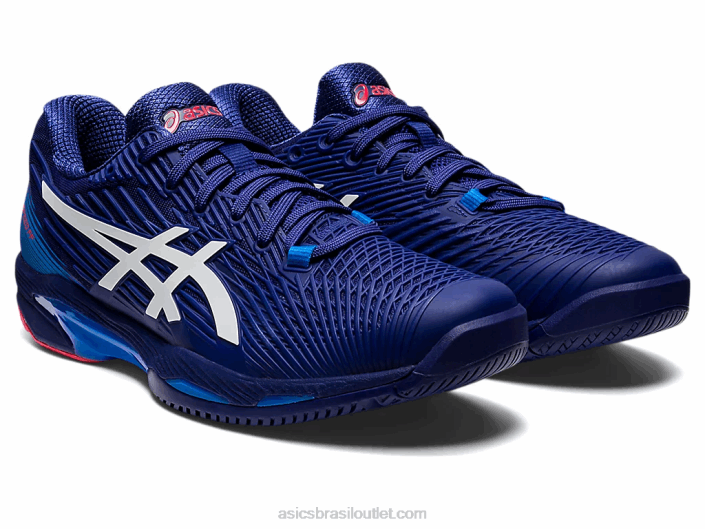 velocidade da solução ff 2 462T1151 mergulho azul/branco Asics