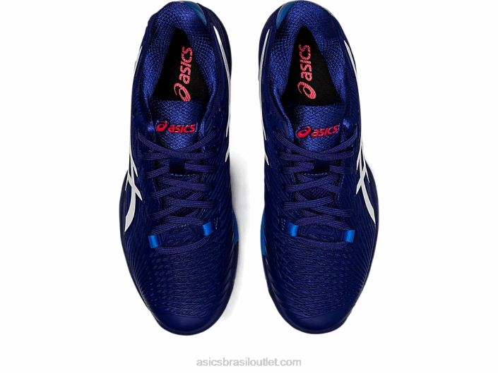 velocidade da solução ff 2 462T1151 mergulho azul/branco Asics