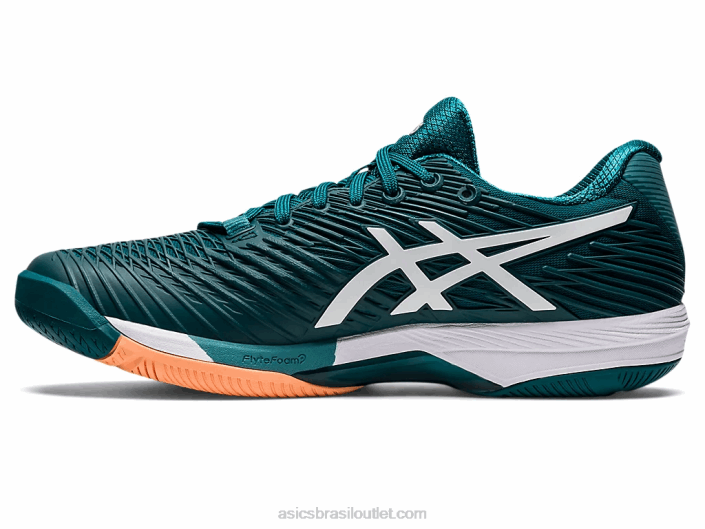 velocidade da solução ff 2 462T1164 veludo pinho/branco Asics