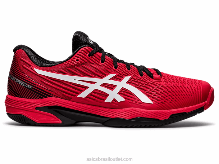 velocidade da solução ff 2 462T1660 elétrico vermelho/branco Asics