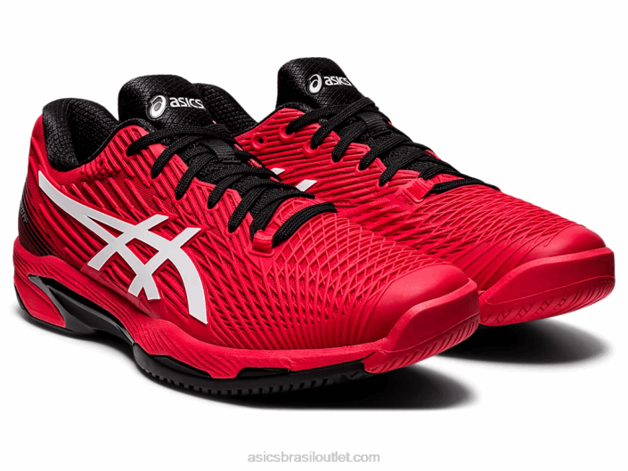 velocidade da solução ff 2 462T1660 elétrico vermelho/branco Asics