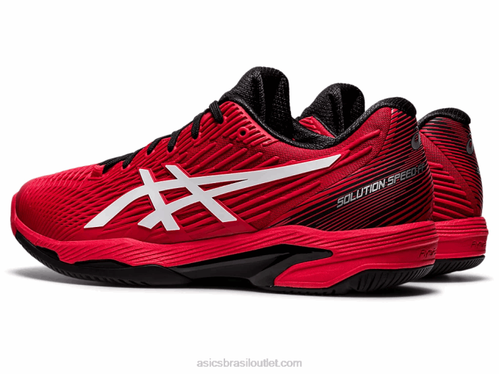 velocidade da solução ff 2 462T1660 elétrico vermelho/branco Asics