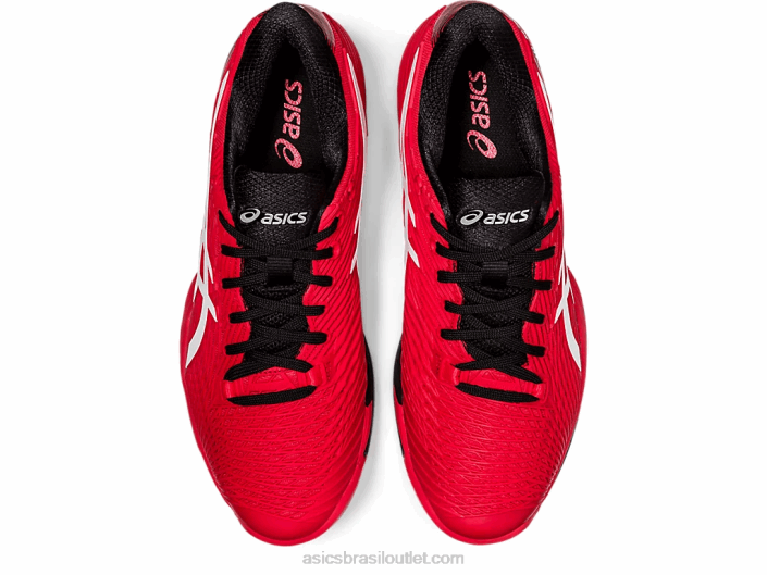 velocidade da solução ff 2 462T1660 elétrico vermelho/branco Asics