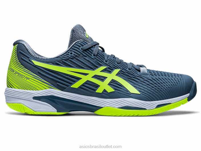 velocidade da solução ff 2 462T345 azul aço/verde perigoso Asics