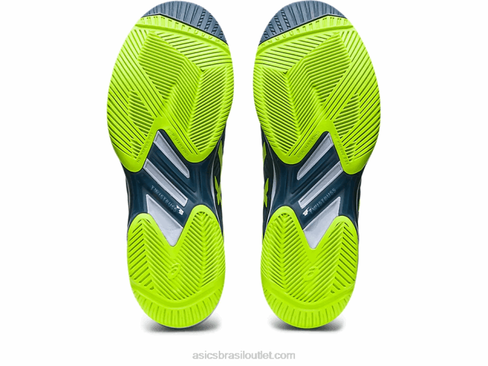 velocidade da solução ff 2 462T345 azul aço/verde perigoso Asics