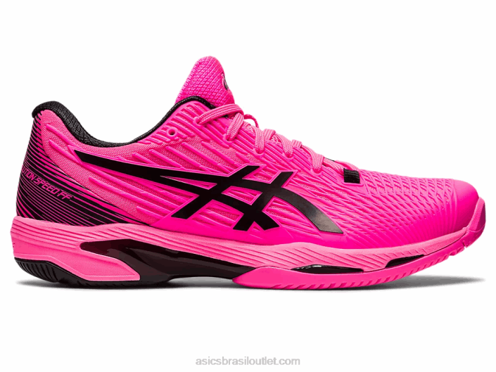 velocidade da solução ff 2 462T48 rosa choque/preto Asics