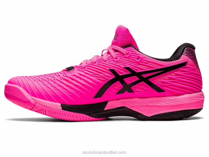 velocidade da solução ff 2 462T48 rosa choque/preto Asics