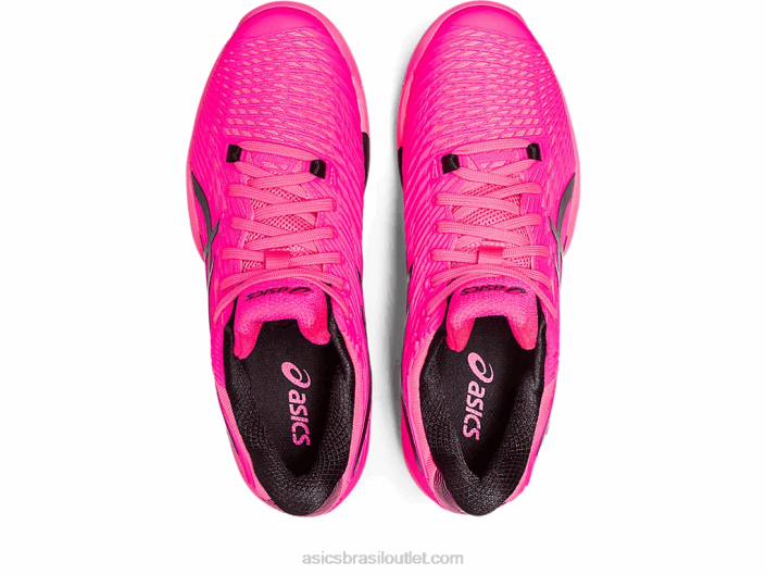 velocidade da solução ff 2 462T48 rosa choque/preto Asics