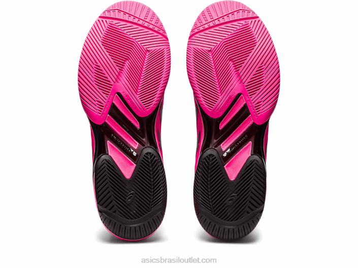 velocidade da solução ff 2 462T48 rosa choque/preto Asics