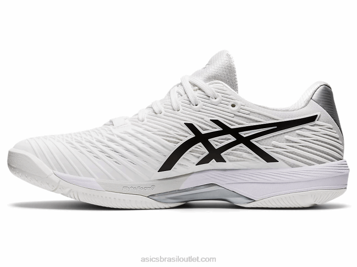 velocidade da solução ff 2 462T590 Branco preto Asics