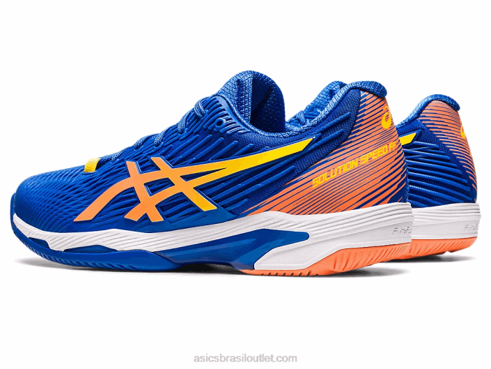 velocidade da solução ff 2 462T71 atum azul/sol pêssego Asics