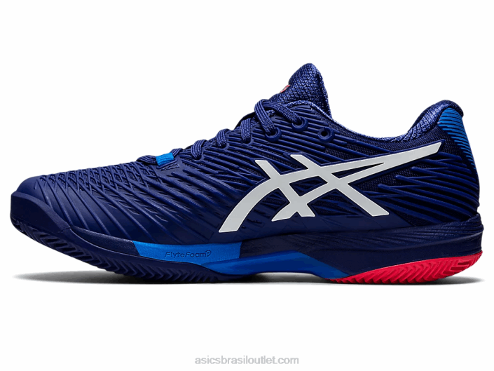velocidade da solução ff 2 argila 462T1156 mergulho azul/branco Asics