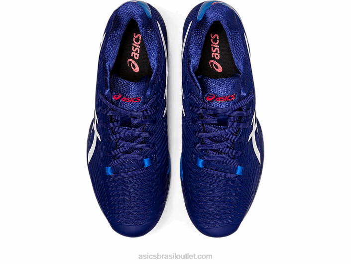 velocidade da solução ff 2 argila 462T1156 mergulho azul/branco Asics