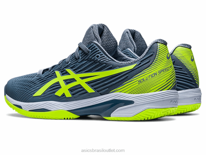 velocidade da solução ff 2 argila 462T470 azul aço/verde perigoso Asics
