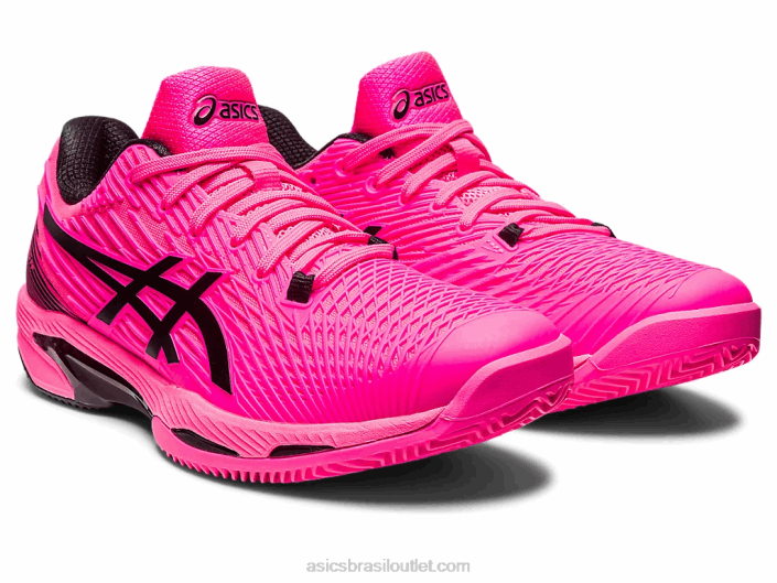 velocidade da solução ff 2 argila 462T50 rosa choque/preto Asics