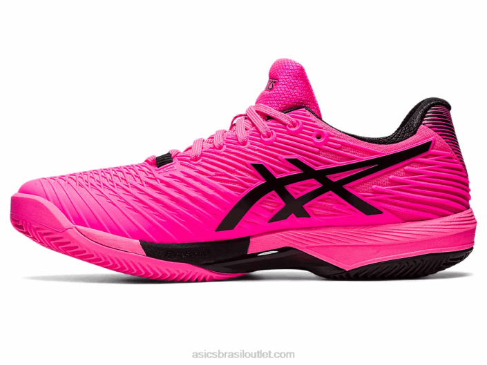 velocidade da solução ff 2 argila 462T50 rosa choque/preto Asics