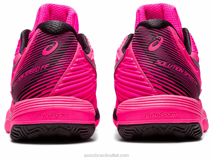 velocidade da solução ff 2 argila 462T50 rosa choque/preto Asics