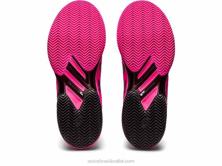velocidade da solução ff 2 argila 462T50 rosa choque/preto Asics