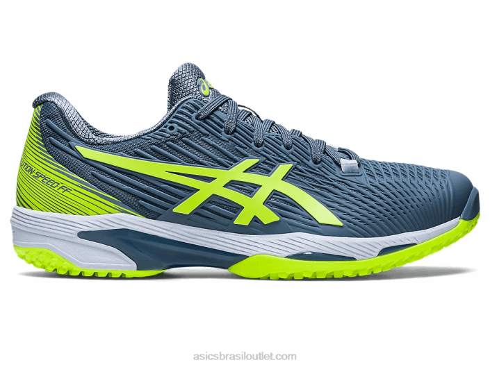 velocidade da solução ff 2 oc 462T562 azul aço/verde perigoso Asics