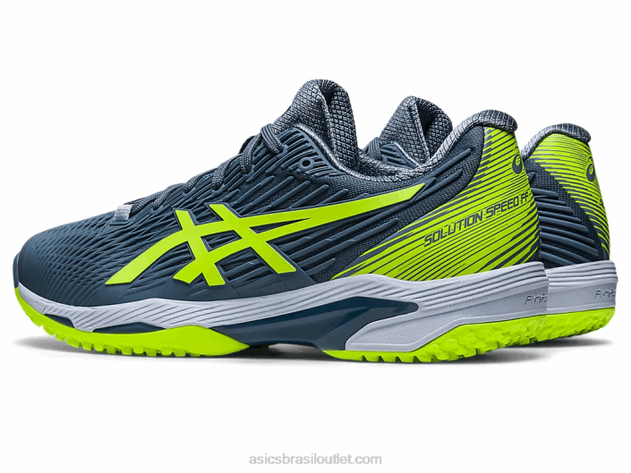 velocidade da solução ff 2 oc 462T562 azul aço/verde perigoso Asics